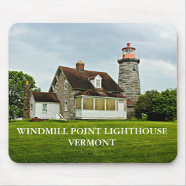 Alfombrilla De Ratón Faro de Windmill Point, Vermont Mousepad