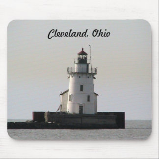 Alfombrilla De Ratón Faro del puerto de Cleveland Ohio
