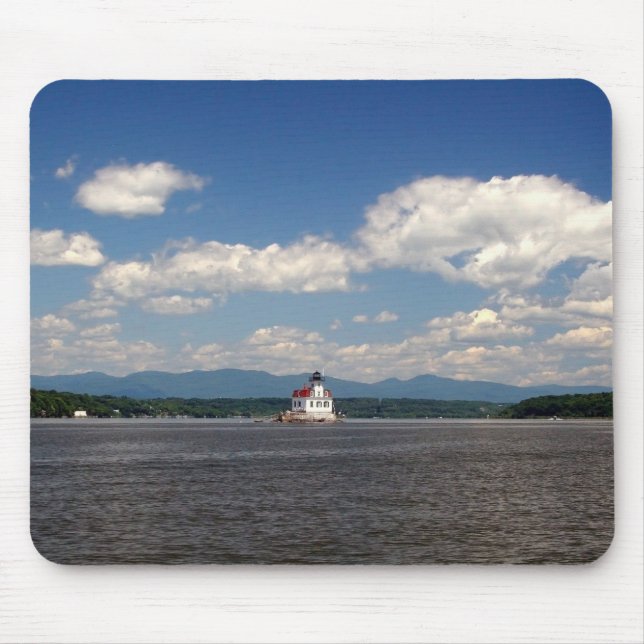 Alfombrilla De Ratón Faro del río Hudson (Frente)