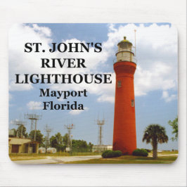 Alfombrilla De Ratón Faro del río St. Johns, Florida Mousepad