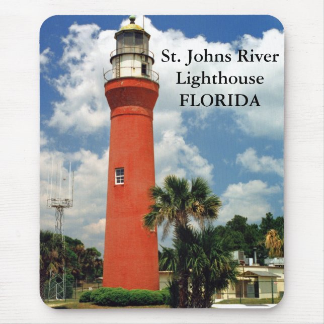 Alfombrilla De Ratón Faro del río St. Johns, Florida Mousepad (Frente)