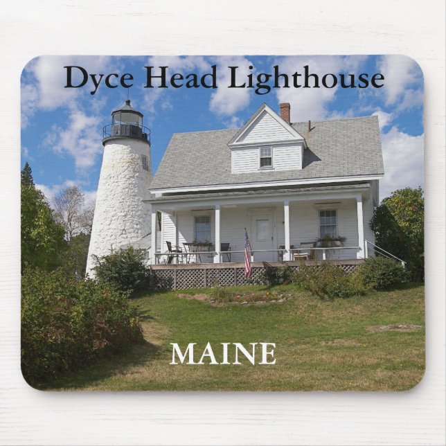 Alfombrilla De Ratón Faro Dyce Head, Maine Mousepad (Frente)