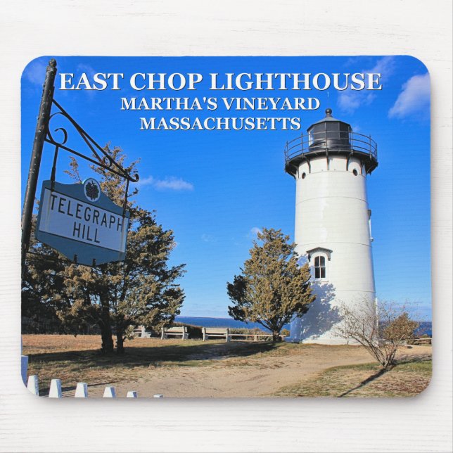 Alfombrilla De Ratón Faro East Chop, Massachusetts Mousepad (Frente)