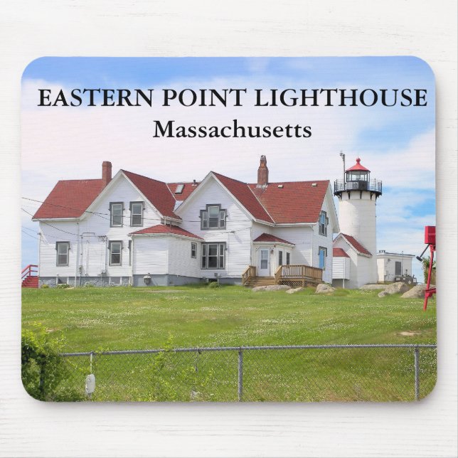 Alfombrilla De Ratón Faro Eastern Point, Massachusetts Mousepad (Frente)