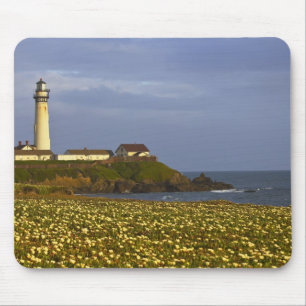 Alfombrilla De Ratón Faro en Pigeon Point State Beach en San