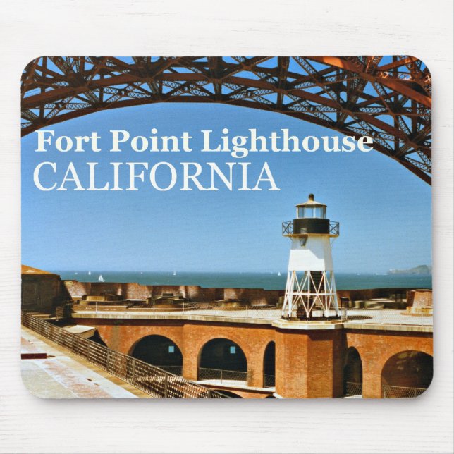 Alfombrilla De Ratón Faro Fort Point, California Mousepad (Frente)
