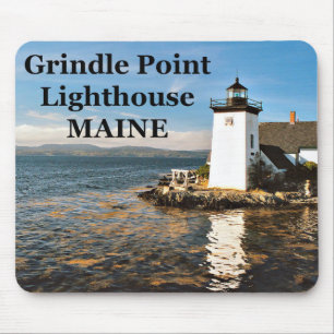 Alfombrilla De Ratón Faro Grindle Point, Maine Mousepad