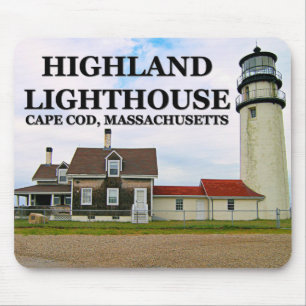 Alfombrilla De Ratón Faro Highland, Massachusetts Mousepad