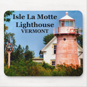 Alfombrilla De Ratón Faro Isle La Motte, Vermont Mousepad