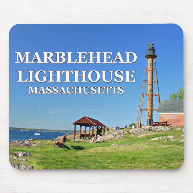Alfombrilla De Ratón Faro Marblehead, Massachusetts Mousepad (Frente)