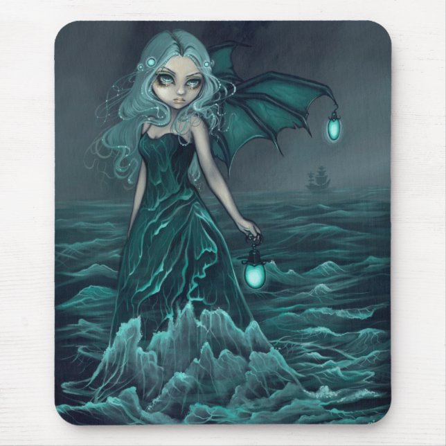 Alfombrilla De Ratón Faro Mousepad del mar (Frente)