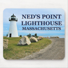 Alfombrilla De Ratón Faro Ned's Point, Massachusetts Mousepad