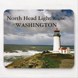 Alfombrilla De Ratón Faro North Head, Washington Mousepad
