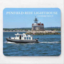Alfombrilla De Ratón Faro Penfield Reef de Connecticut Mousepad