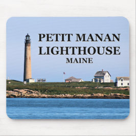 Alfombrilla De Ratón Faro Petit Manan, Maine Mousepad