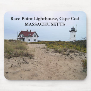 Alfombrilla De Ratón Faro Race Point, Massachusetts Mousepad