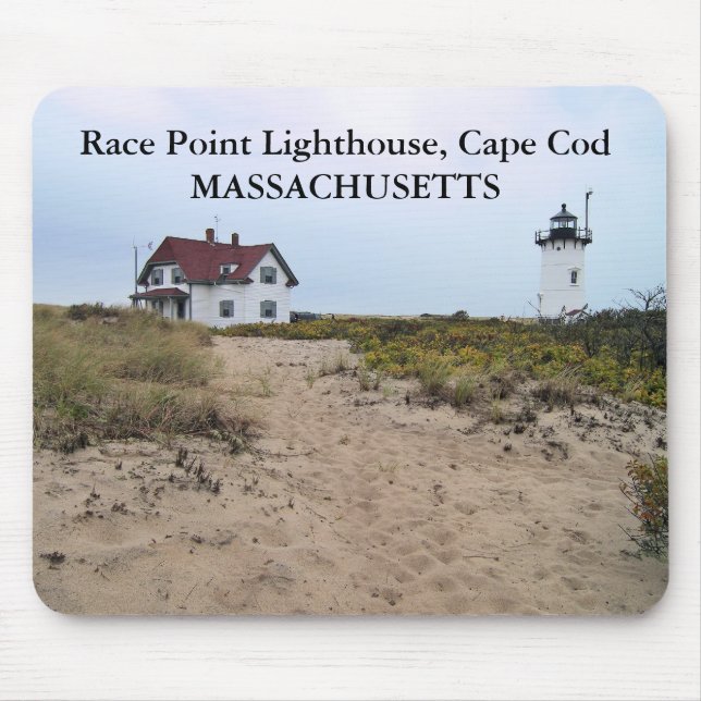 Alfombrilla De Ratón Faro Race Point, Massachusetts Mousepad (Frente)
