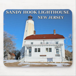 Alfombrilla De Ratón Faro Sandy Hook, New Jersey Mousepad