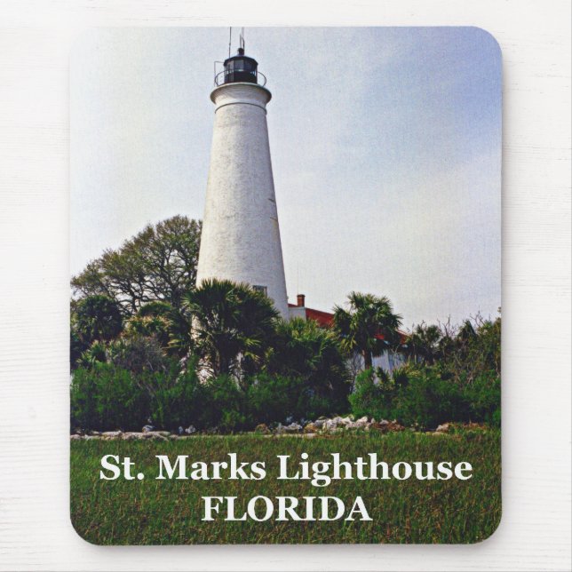 Alfombrilla De Ratón Faro St. Marks, Florida Mousepad (Frente)