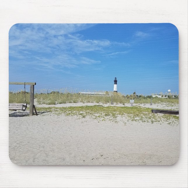 Alfombrilla De Ratón faro tybee/mousepad swing playa (Frente)