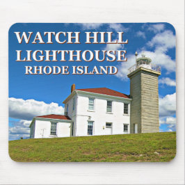 Alfombrilla De Ratón Faro Watch Hill, Isla Rhode Mousepad