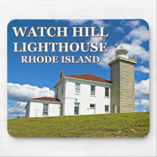Alfombrilla De Ratón Faro Watch Hill, Isla Rhode Mousepad