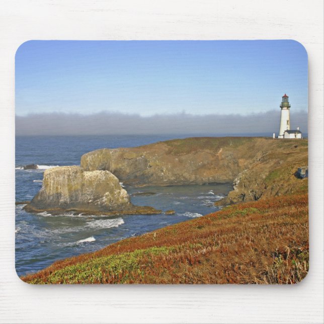 Alfombrilla De Ratón Faro Yaquina Head en Newport Oregon (Frente)