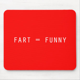 Alfombrilla De Ratón Fart = divertido