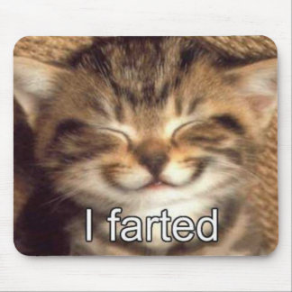 Alfombrilla De Ratón Farted mousepad del gatito