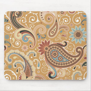Alfombrilla De Ratón Fashion Fine Paisley Guay Cute Girly Retro