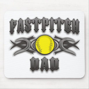 Alfombrilla De Ratón Fastpitch Softball Dad Tribal