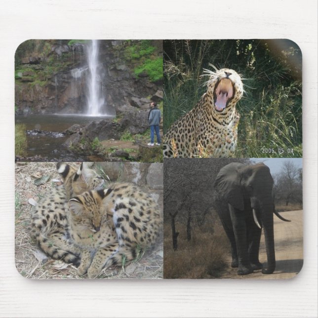 Alfombrilla De Ratón Fauna Mousepad de África (Frente)