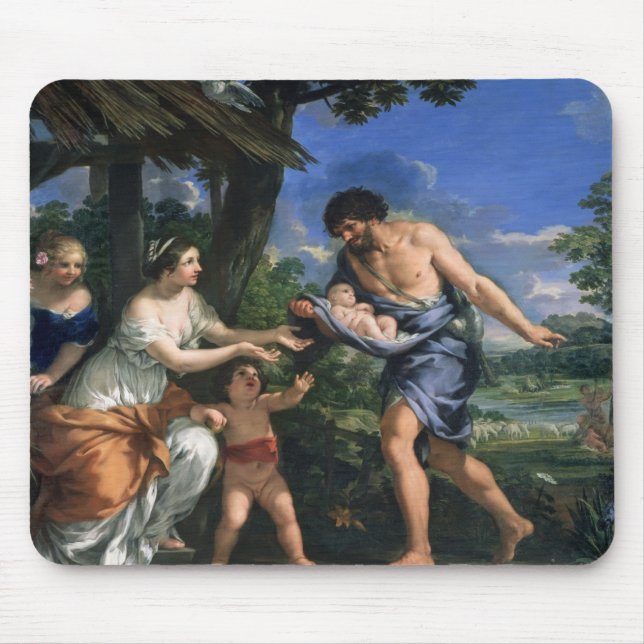 Alfombrilla De Ratón Faustulus Romulus y Remus de confianza (Frente)