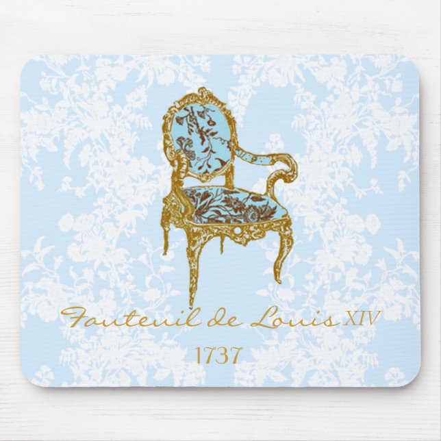 Alfombrilla De Ratón Fauteuil de Louis XVI ~Chai Francés...- Personaliz (Frente)