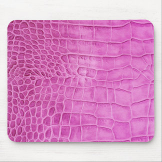 Alfombrilla De Ratón Faux Hot Pink Leather