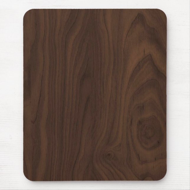 Alfombrilla De Ratón faux Wood Grain Mousepad (Frente)