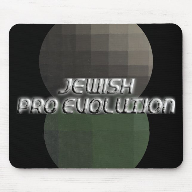 Alfombrilla De Ratón Favorable evolución judía (Frente)