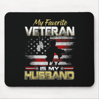 Alfombrilla De Ratón Favorite veteran is husband boyfriend veterans day