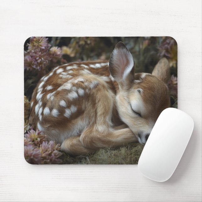 Alfombrilla De Ratón Fawn (Con ratón)
