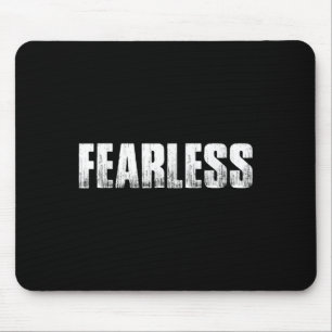 Alfombrilla De Ratón Fearless Workout Motivation Entrepreneur Gym Fitne