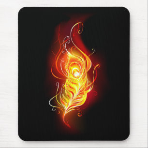 Alfombrilla De Ratón Feather Peacock