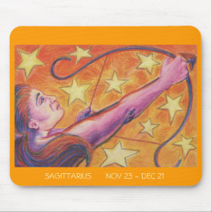 Alfombrilla De Ratón Fechas de Zodiac Sagittarius mousepad