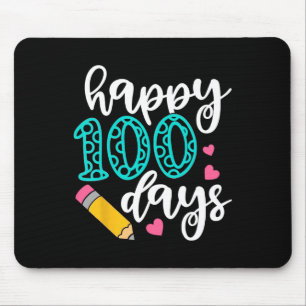 Alfombrilla De Ratón Felices 100 días de Chica escolar 100 días