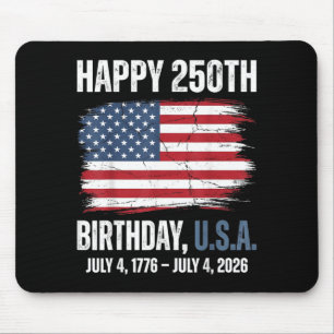 Alfombrilla De Ratón Felices 250 Años de Libertad 1776 2026 4 de Julio