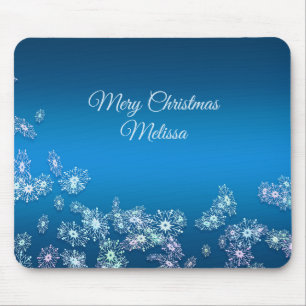 Alfombrilla De Ratón Felices Navidad. Tarjeta de felicitación. Nombre