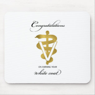 Alfombrilla De Ratón Felicitaciones a la ceremonia veterinaria de la ba
