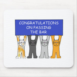 Alfombrilla De Ratón Felicitaciones por aprobar el examen de bar