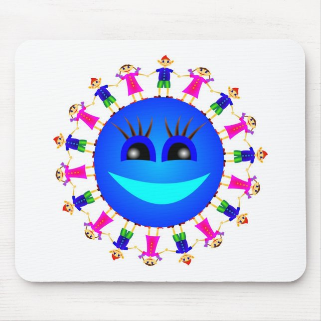 Alfombrilla De Ratón Feliz (Frente)