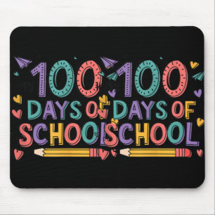 Alfombrilla De Ratón Feliz 100° día de clases 100 días
