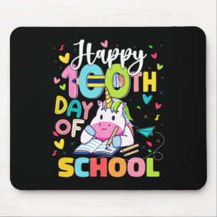 Alfombrilla De Ratón Feliz 100° Día De Enseñanza 100 Días Escolares